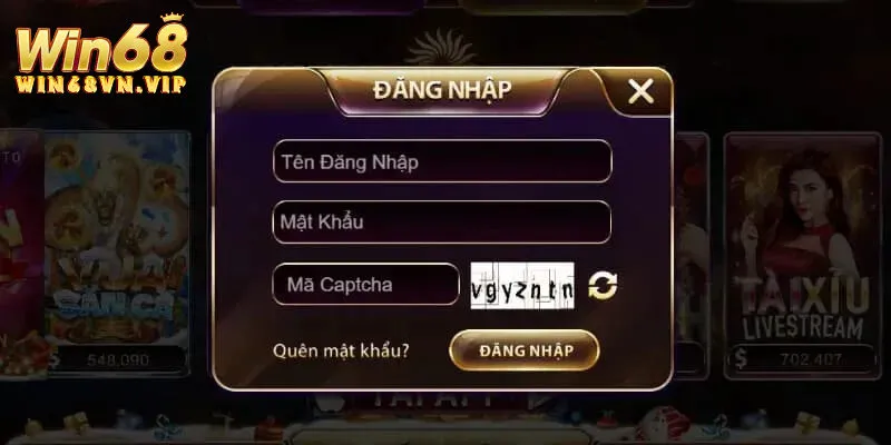 Đăng nhập Win68 nhanh chóng